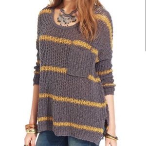 Free People Striped sweater